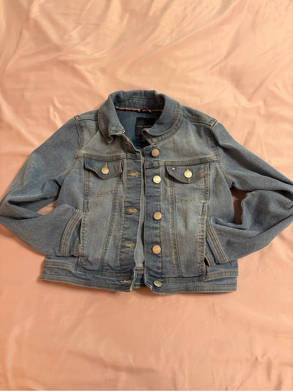 Girls' Tommy Hilfiger Light Blue Denim Jean Jacket
